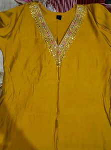 Elegant Yellow Kurta Set with Dupatta