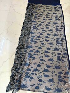brand new metalic retro style  Saree