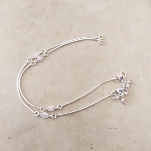 Pure Silver Anklets पायल For Women&amp; Girls. 1 pair