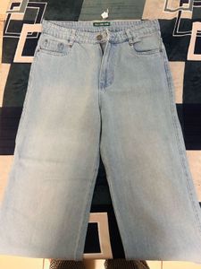 Light Wash Wide Leg Jeans