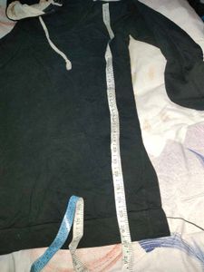 Stylish Black Hoodie Tunic for Women