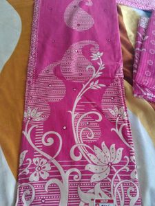 Beautiful Pink Kurta Set Fabric