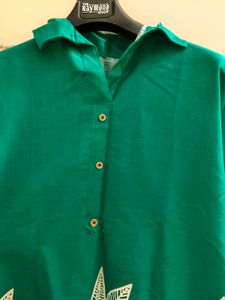 Women Green Co-ord Set XXL