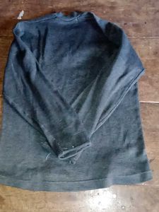 Set of Two Long Sleeve Thermals - Black Brown