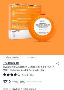 The Derma Co. Sunscreen New Wdt Tag