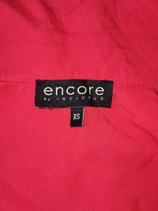 Vibrant fushia pink Collared Button-Up Shirt