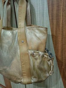 Metallic Gold Tote Bag