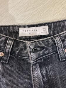 Grey Denim Shorts