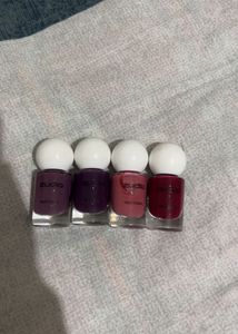 Zudio Nail Polish Set - Deep Berry Shades
