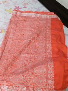 Pink Colour Saree in Good Condition For Sale