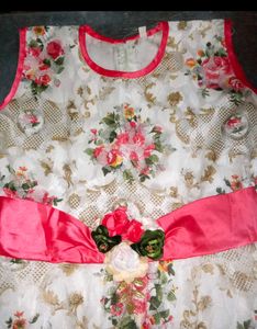 Girls Floral Party Dress