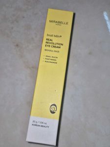 mirabelle korea snail real revolution eye cream