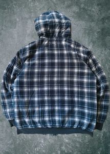 Dickies 2000s Plaid Quilted Hooded Jacket