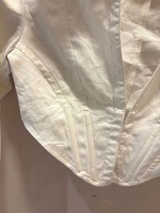 Chic Off-White Corset Style Top