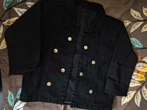 Classic Black Denim Jacket