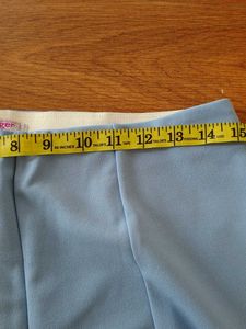 Light Blue Split Hem Pants