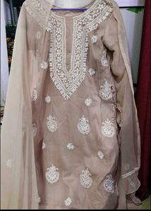 Elegant Chikankari Kurta Set