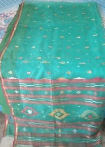 Brand new light weight thread work saree &amp; fall