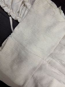 Cute Cream Ruched Mini Dress