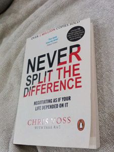 Never Split the Difference Book