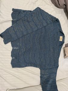 Blue Knit Sweater