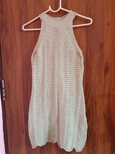 Chic Crochet Mini Dress