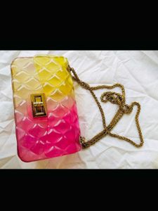 <Free Delivery> Lulu & Sky Quilted Chain Bag For