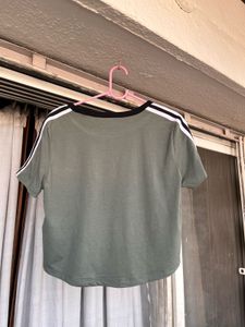 Olive Green Graphic Tee
