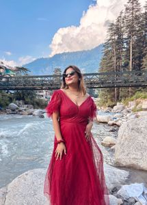 Stunning Red Tulle Gown