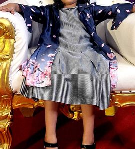 Girls' Floral Print Dress Set