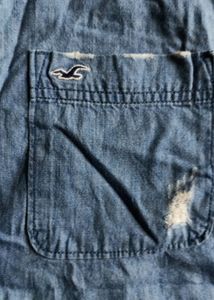 Men's Blue Denim Shirt