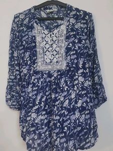 Floral Embroidered Blouse