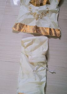 White South Indian Dress Like A New