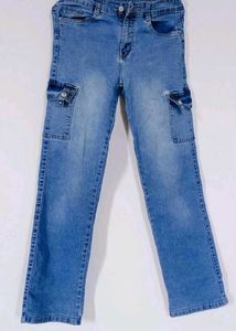 💫 Blue Cargo Jeans