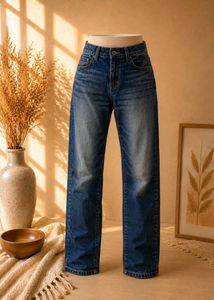 Classic Blue Wash Denim Jeans