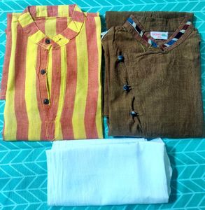 Boys age 8 to 10 yrs 2 Kurta with 1 Payjama