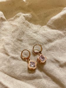 Elegant Clover Stud Earrings