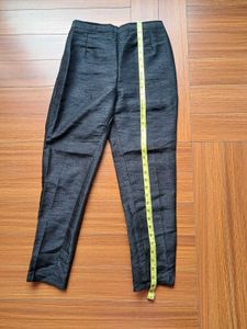 53) Black Silk Blend Pants- Price Drop