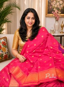 Rajnigandha Maheshwari Cotton Silk Saree