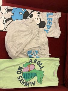 combo Graphic Print T-Shirt - Always On Roll