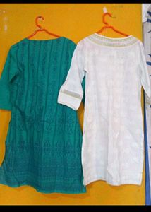 Gold Plated Necklace &amp; KurtiesSet