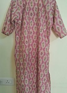 Elegant Pink Printed Kurta