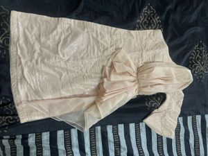 Designer Sequin Blouse with Ruffle Detail