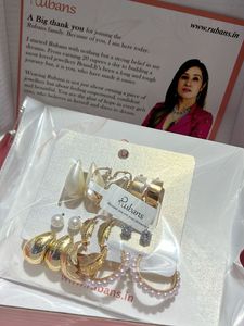 Rubans Set Of 9 Earrings