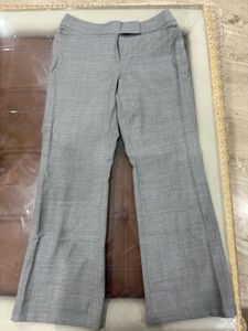 Classic Grey Flared Trousers