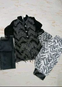 2-3 year new Girls' Ethnic Kurta with Pants and Du