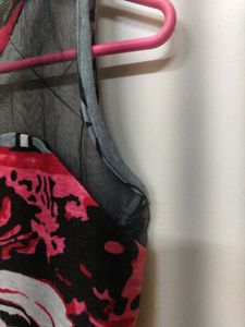 Pink An Gery Top