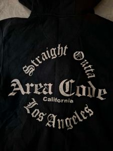 Men's Black Graphic Hoodie