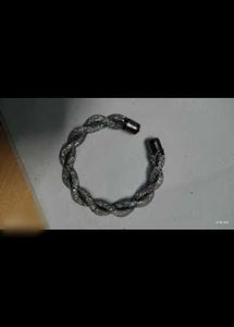 Unique Twisted Bangle Bracelet diamond jwellery