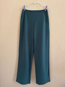 Teal Wide Leg Pants